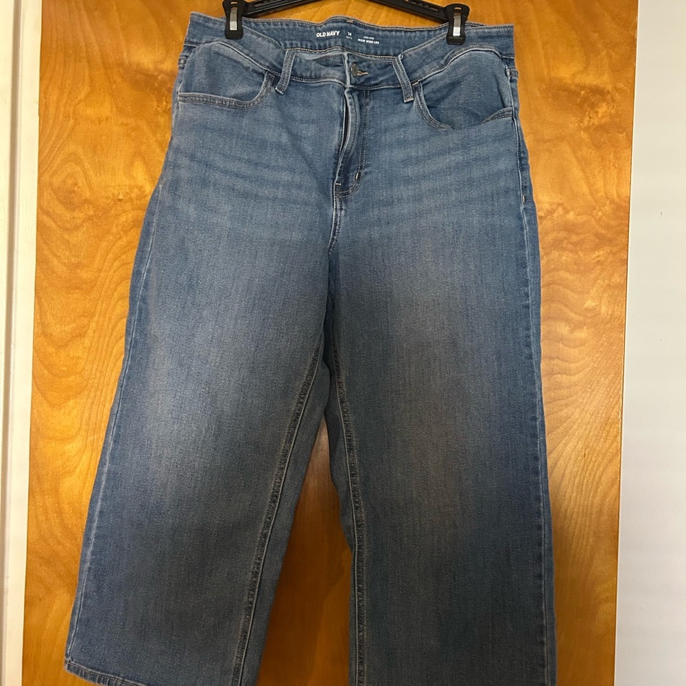 Old Navy Women's high rise Wow Wide Leg Jeans